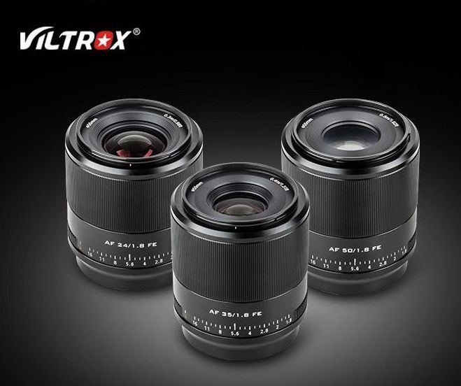 Viltrox готовит анонс AF 24mm f/1.8 FE, AF 35mm f/1.8 FE и AF 50mm f/1.8 FE