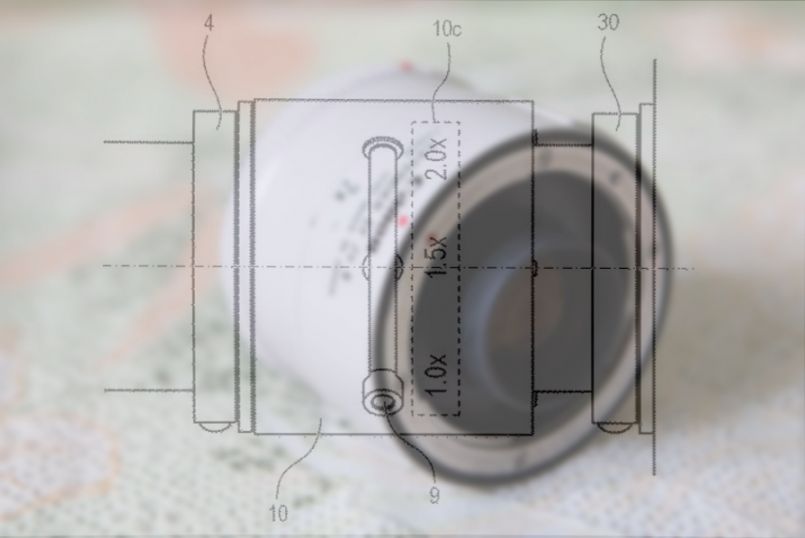 Canon патентует телеконвертер с переменным увеличением, стабилизацией изображения и ND-фильтром