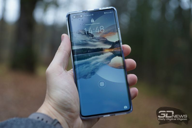 Huawei Mate 40 Pro в чехле