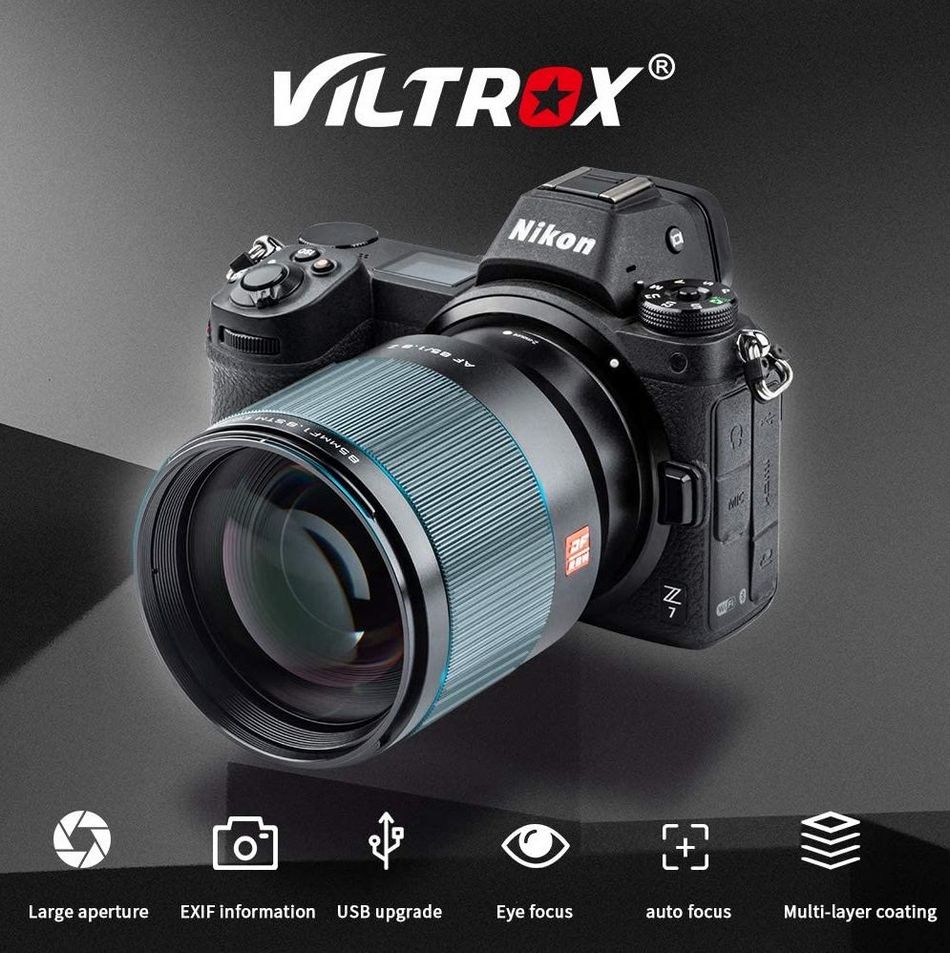 Анонсирован объектив Viltrox AF 85mm F/1.8 STM для Nikon Z-mount