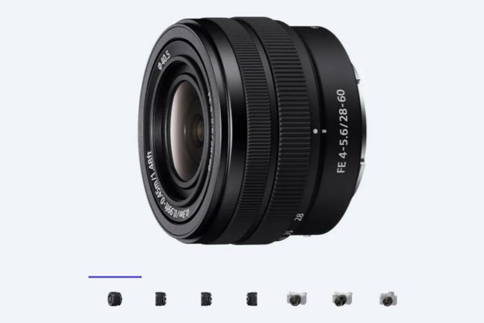 Объектив Sony FE 28-60mm F/4-5.6 появится в продаже 29 января 2021