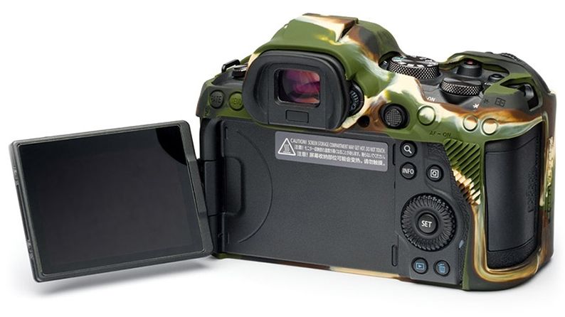 Силиконовый чехол EasyCover для Canon EOS R5 / R6 предложен в трех вариантах