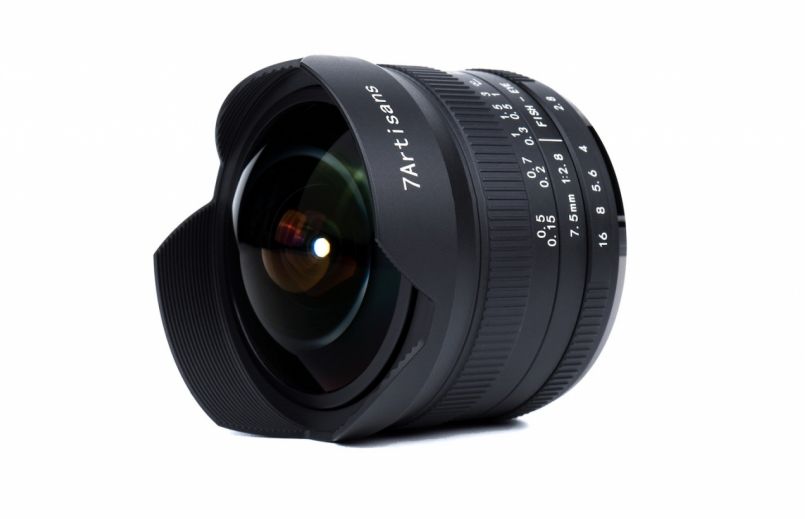 Анонс 7artisans 7.5mm f/2.8 II fisheye для Sony E, Fuji X, MFT, Canon M и Nikon Z
