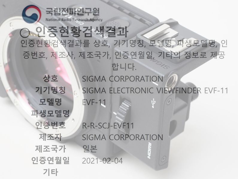 Sigma зарегистрировала внешний видоискатель EVF-11