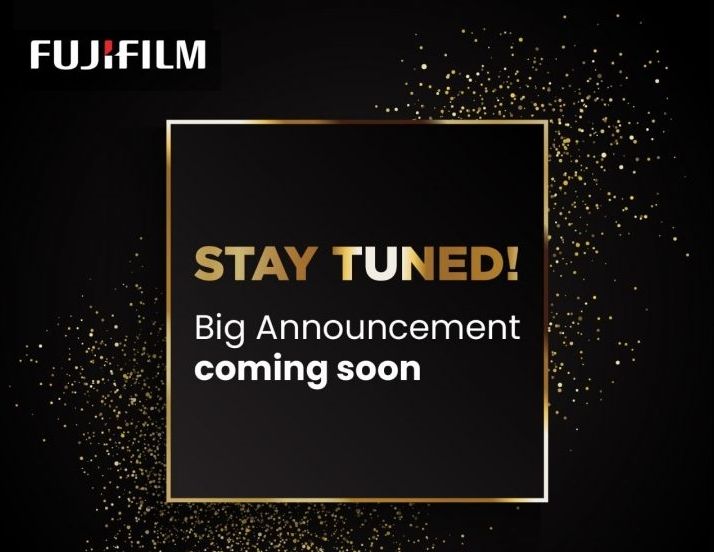 Большой анонс Fujifilm ожидает нас в ближайшее время